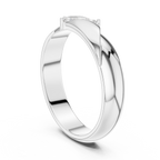 Three Stone Diamond Men's Wedding Band