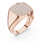 0.70 CT Diamond Cluster Signet Ring for Men