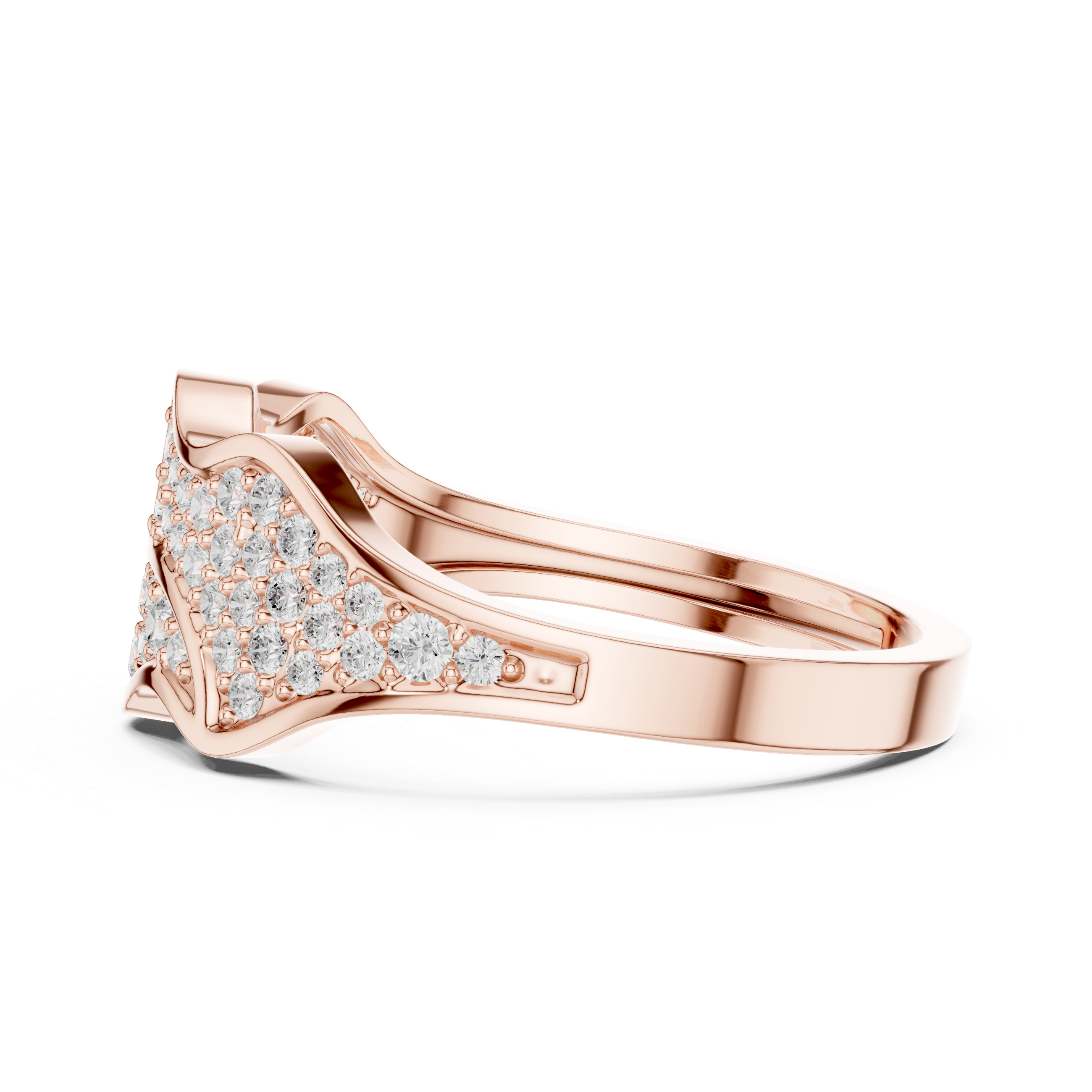 Pavé Diamond Men's Statement Ring