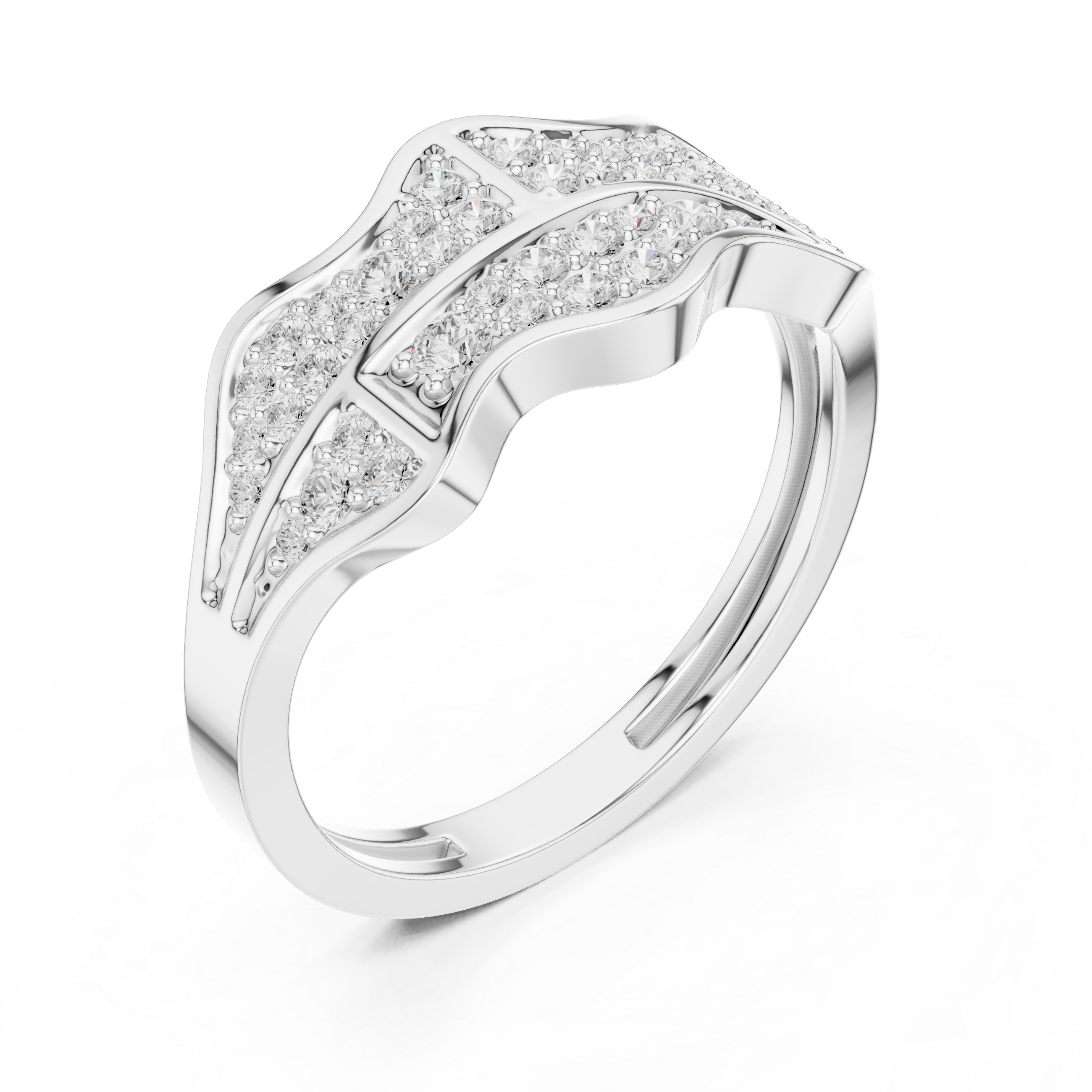 Pavé Diamond Men's Statement Ring