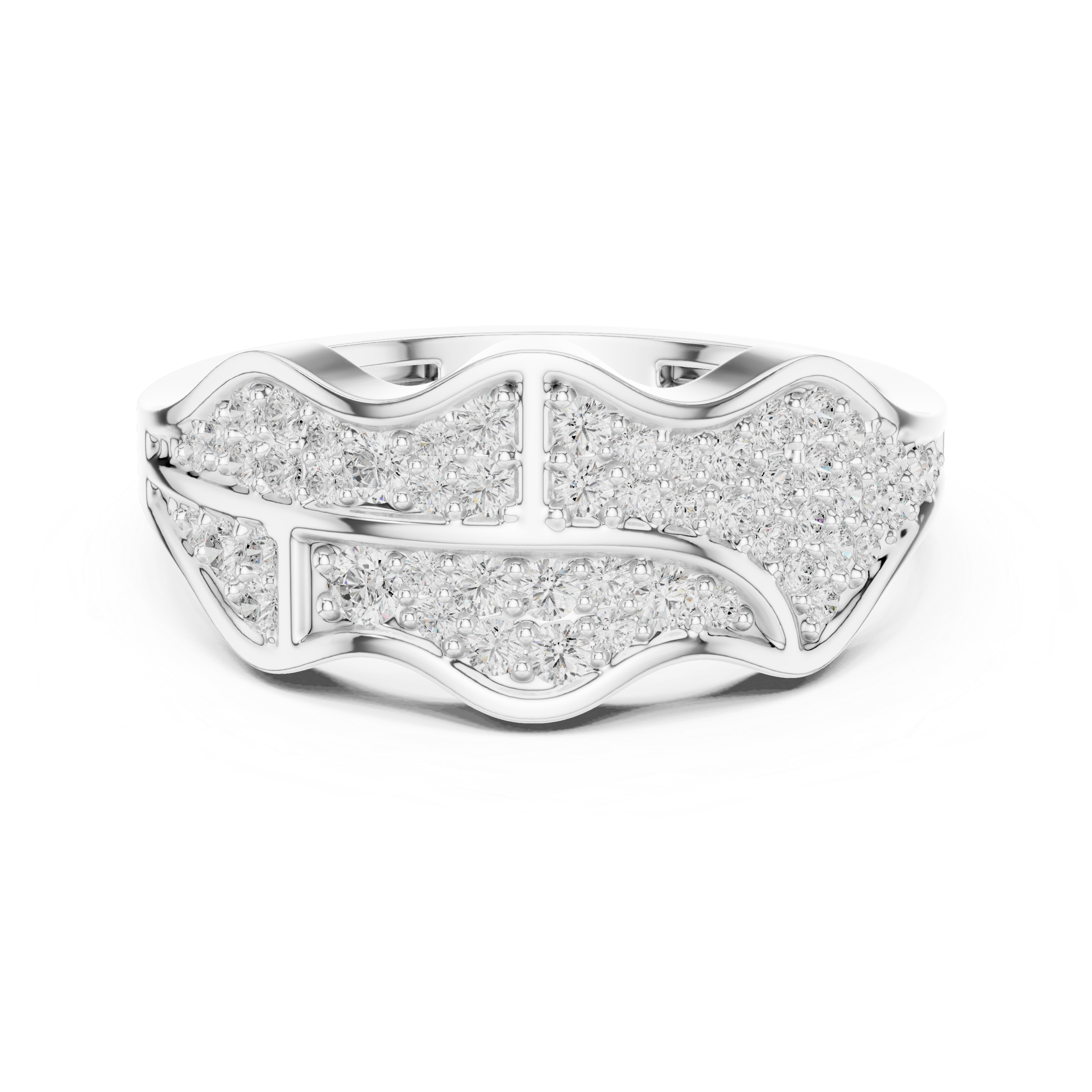 Pavé Diamond Men's Statement Ring