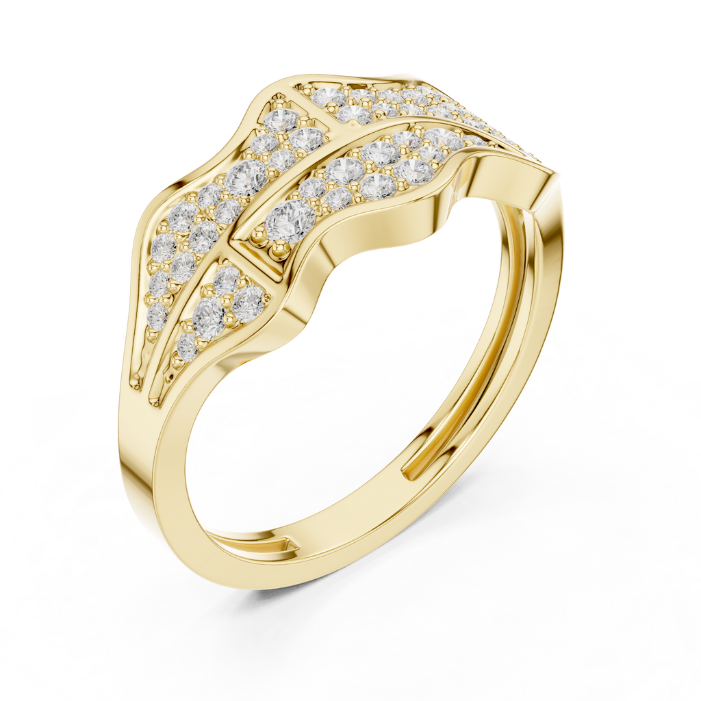 Pavé Diamond Men's Statement Ring