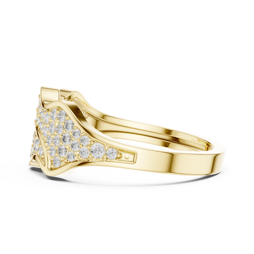 Pavé Diamond Men's Statement Ring