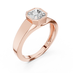 Radiant Cut Diamond Men's Signet Ring
