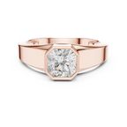 Radiant Cut Diamond Men's Signet Ring