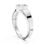 Radiant Cut Diamond Men's Signet Ring