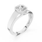 Radiant Cut Diamond Men's Signet Ring