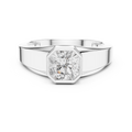 Radiant Cut Diamond Men's Signet Ring