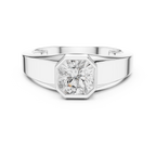 Radiant Cut Diamond Men's Signet Ring