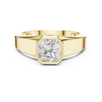 Radiant Cut Diamond Men's Signet Ring