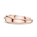 Four Stone Diamond Men's Open Band Ring