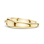 Four Stone Diamond Men's Open Band Ring