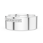 Diamond Pavé Men's Wedding Band