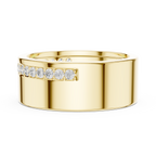 Diamond Pavé Men's Wedding Band