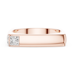 Princess Cut Diamond Men's Signet Ring