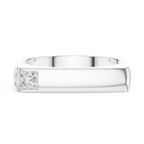 Princess Cut Diamond Men's Signet Ring