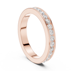 Channel Set Diamond Men's Wedding Band