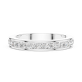 Channel Set Diamond Men's Wedding Band