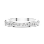 Channel Set Diamond Men's Wedding Band