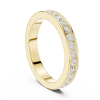 Channel Set Diamond Men's Wedding Band
