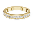 Channel Set Diamond Men's Wedding Band
