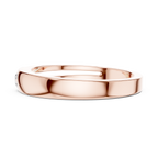 Bezel Set Diamond Men's Wedding Band