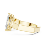 Marquise Cut Diamond Men's Solitaire Ring