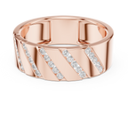 Channel Set Diamond Men's Wedding Band