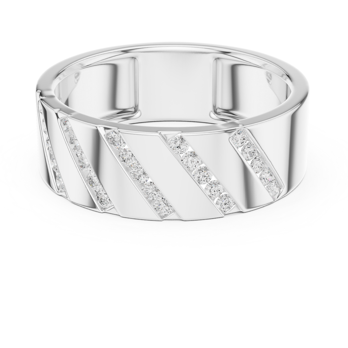 Regent Diamond Wedding Band — Jewelix Atelier