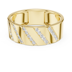 Channel Set Diamond Men's Wedding Band