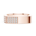 Diamond Pavé Men's Signet Ring