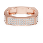 Diamond Pavé Men's Signet Ring