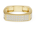 Diamond Pavé Men's Signet Ring