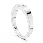 Round Diamond Men's Solitaire Ring
