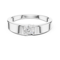 Round Diamond Men's Solitaire Ring