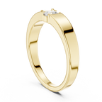 Round Diamond Men's Solitaire Ring