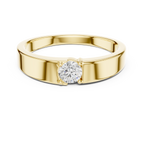 Round Diamond Men's Solitaire Ring