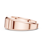 Emerald Cut Diamond Men's Signet Ring
