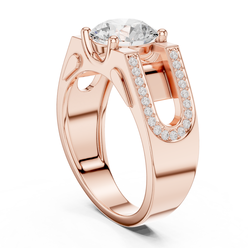 Diamond Pavé Men's Statement Ring