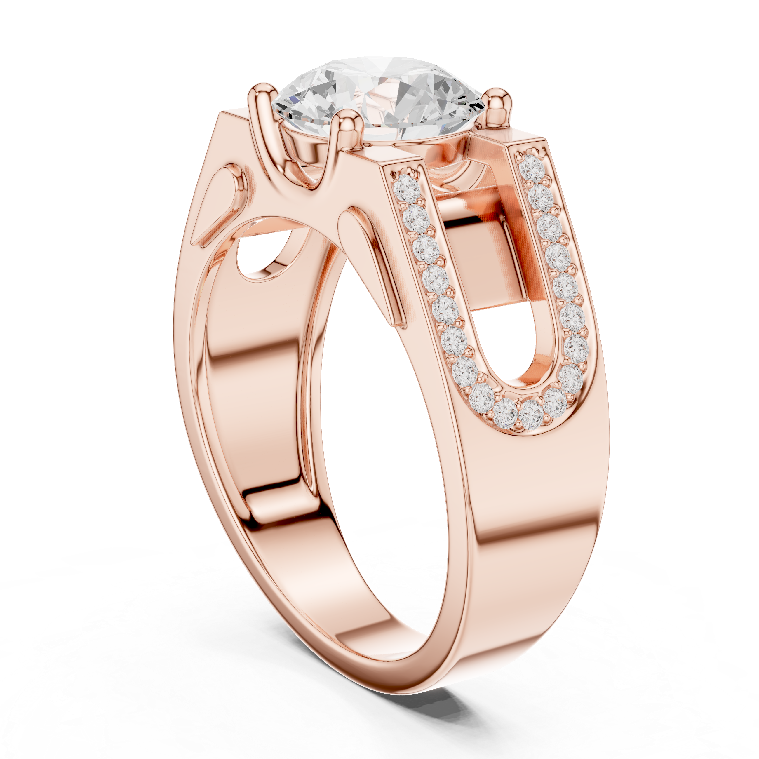 Diamond Pavé Men's Statement Ring