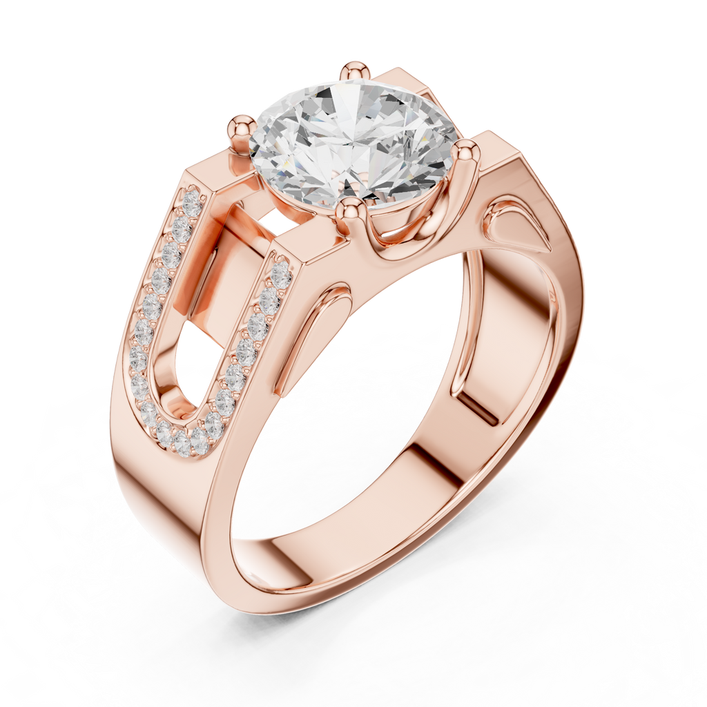 Diamond Pavé Men's Statement Ring
