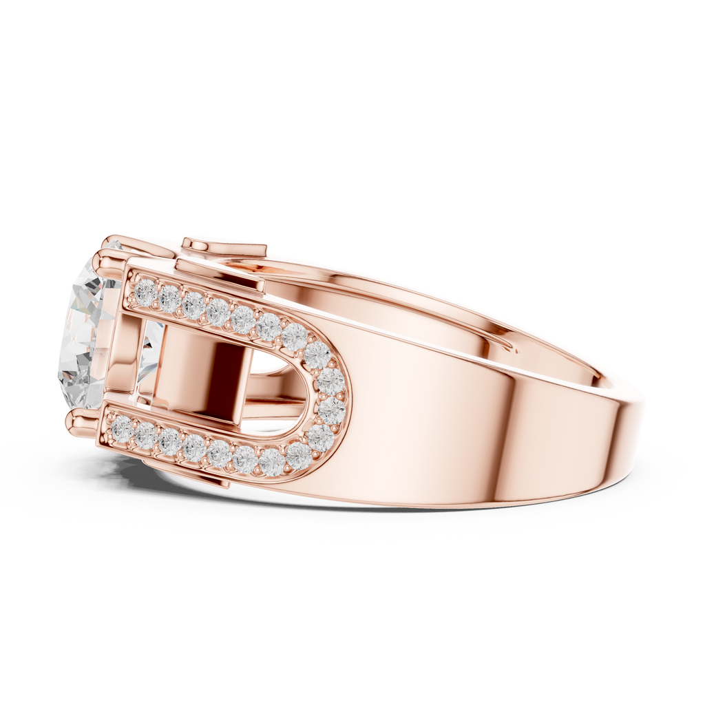 Diamond Pavé Men's Statement Ring