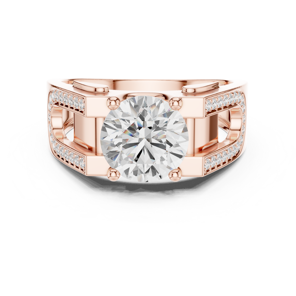 Diamond Pavé Men's Statement Ring