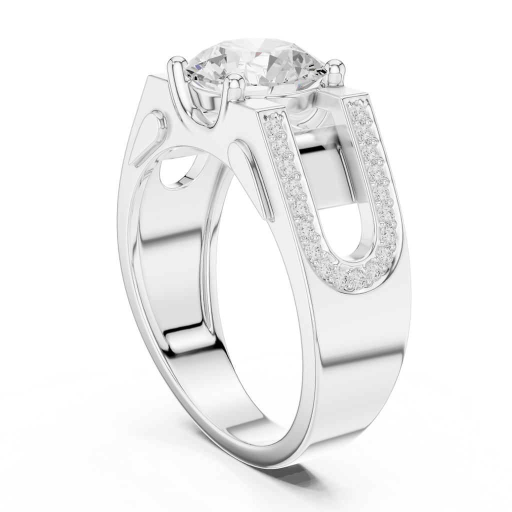 Diamond Pavé Men's Statement Ring