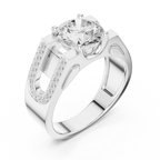 Diamond Pavé Men's Statement Ring
