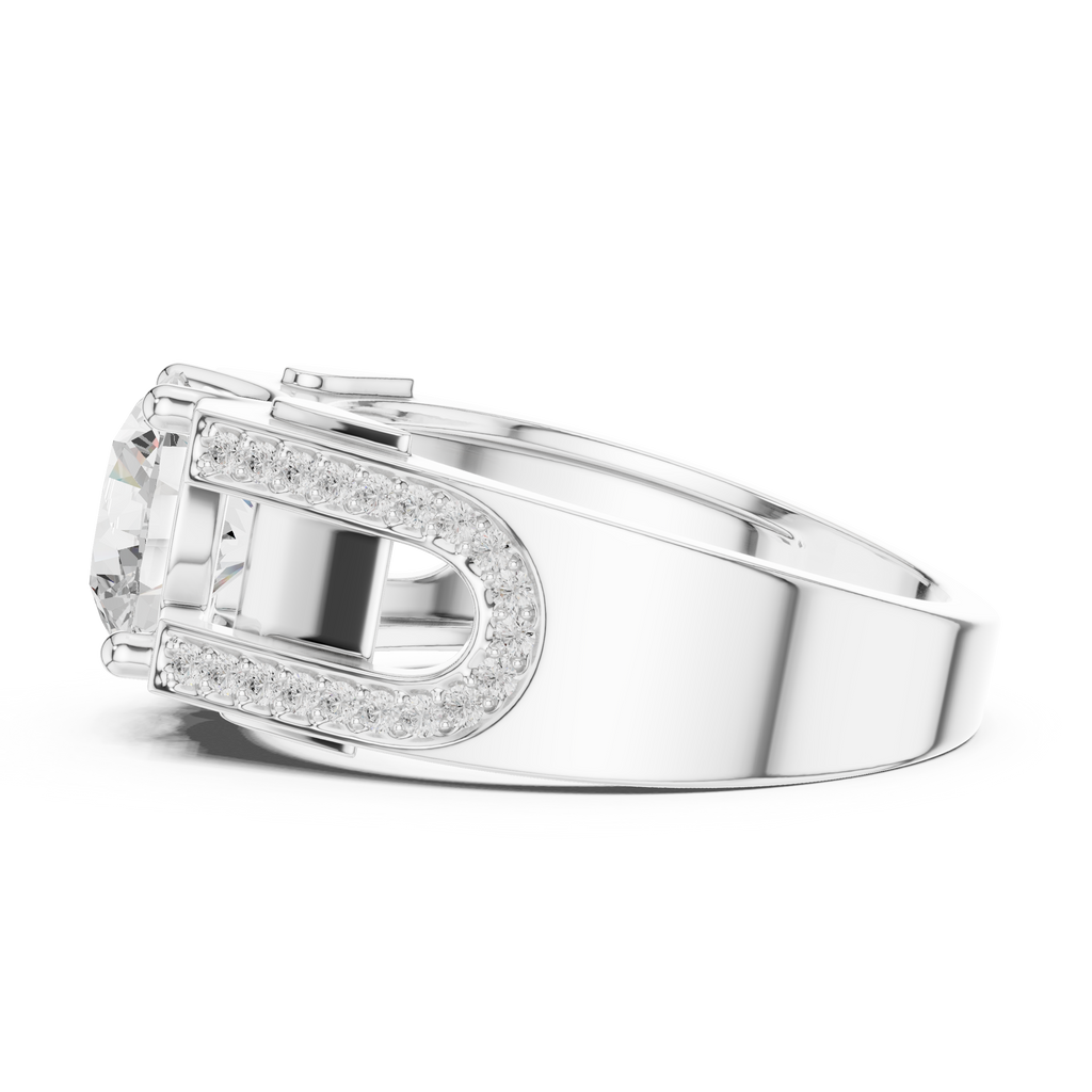 Diamond Pavé Men's Statement Ring