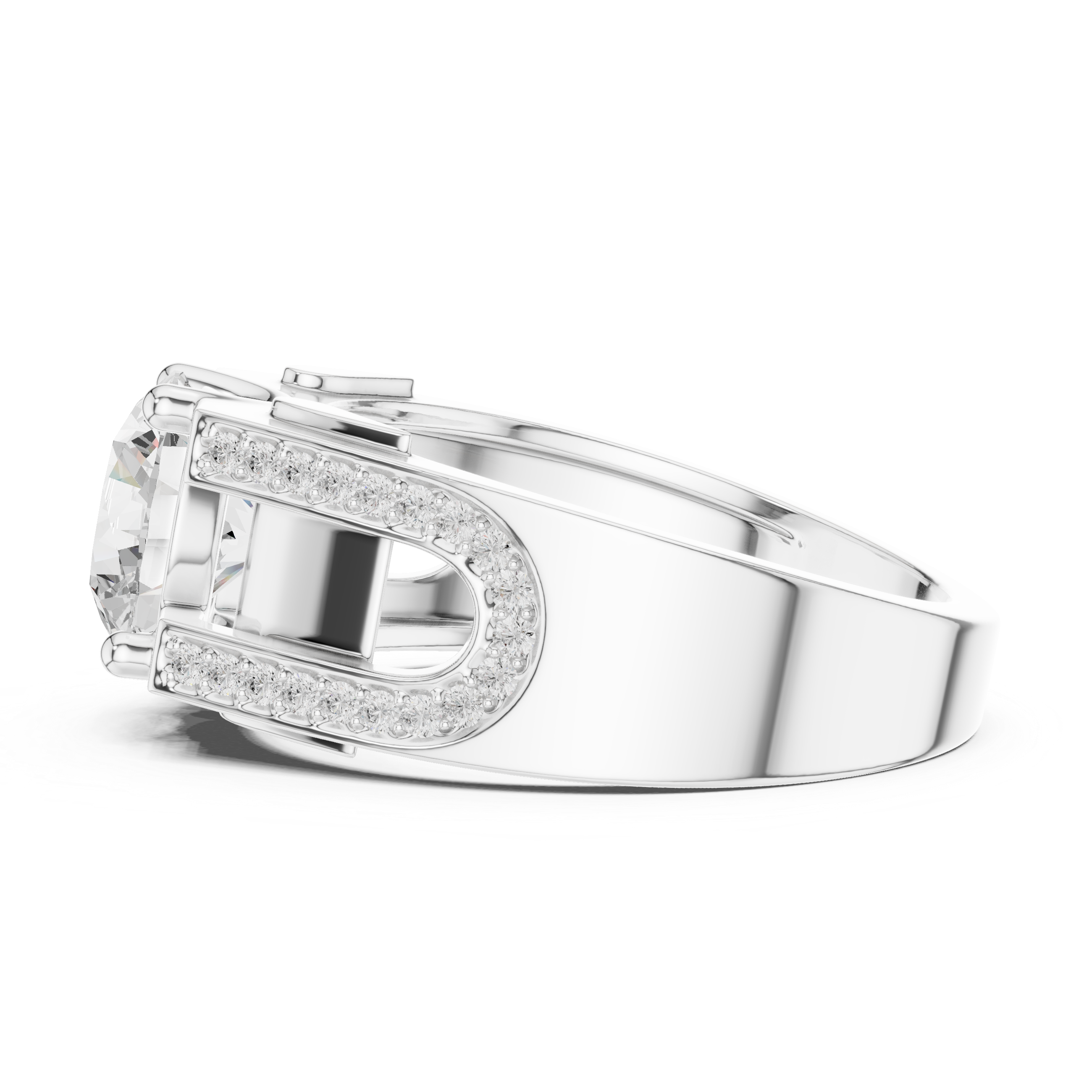 Diamond Pavé Men's Statement Ring