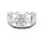 Diamond Pavé Men's Statement Ring