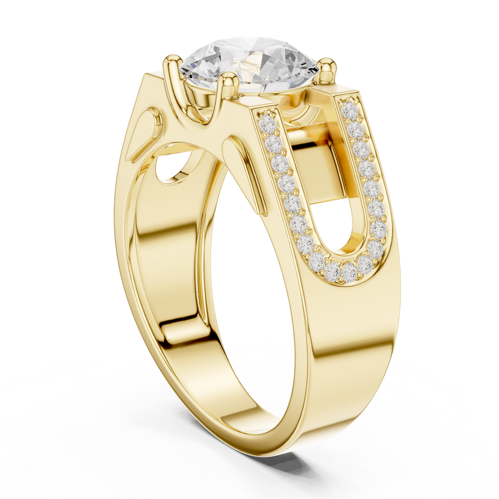 Diamond Pavé Men's Statement Ring