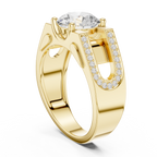 Diamond Pavé Men's Statement Ring